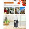 Commercial Chef Personal Blender with 3 Modes, Blender for Smoothies, Shakes & More with 6 Stainless Steel Blades CHPB40B